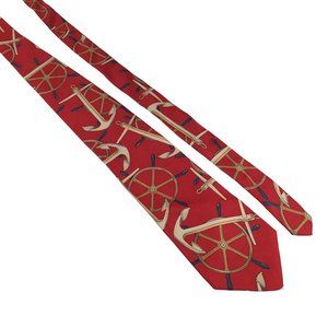 Kenneth Gordon Vintage Mens Necktie Tie New Orleans Nautical Work Office Gift